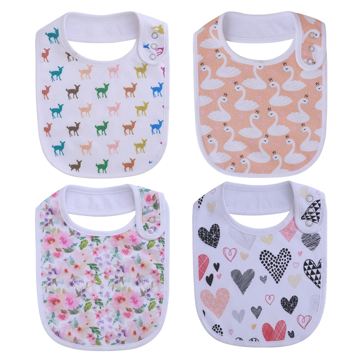 HIM000026 : 100% Cotton Bibs for Baby – Himawari Gifts