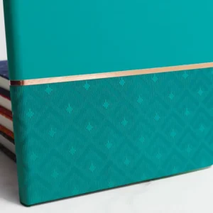 Anyaman Gold Traditional Motif Notebook - Custom Corporate Gift