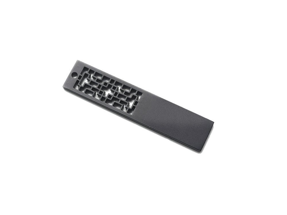 Slim Metal USB Flash Drive with Cut-Out Pattern