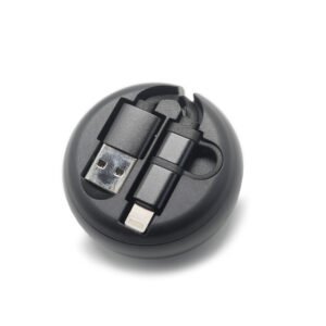 Retractable 3-in-1 Charging Cable Puck