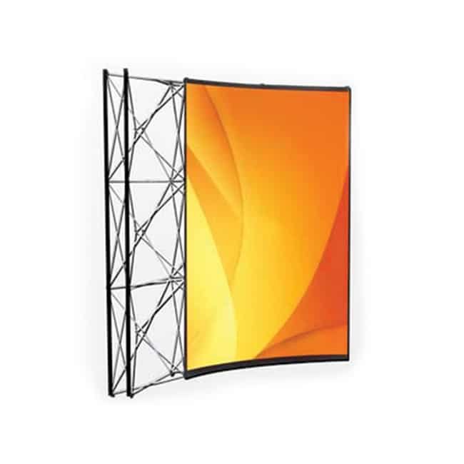 Curved Pop-Up Fabric Display