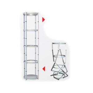 Collapsible Tower Showcase Display