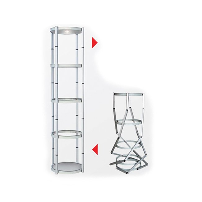 Collapsible Tower Showcase Display