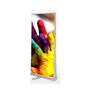 Premium Roll-Up Banner with Chrome Base