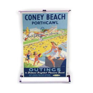 Poster Hanger Rails with Printed Poster