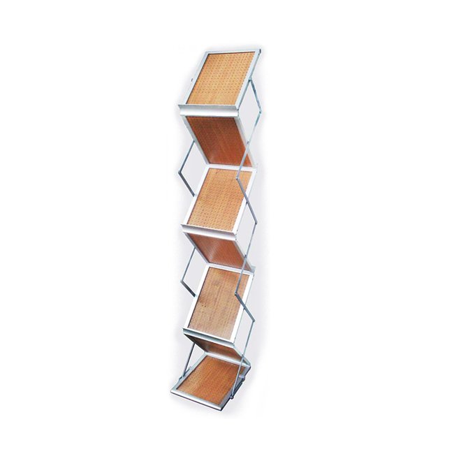 Foldable Zigzag Brochure Stand