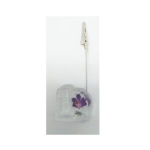 Orchid Acrylic Memo Clip