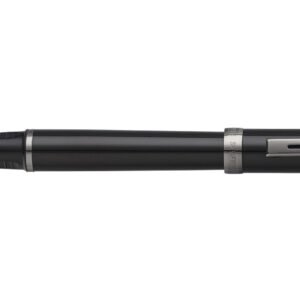 Matte Black Fountain Pen with Gunmetal Trim