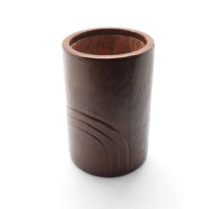 Executive Cylindrical Brown Pen Cup