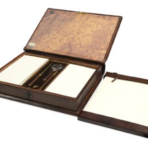 Executive Desk Stationery Chest with Writing Pad