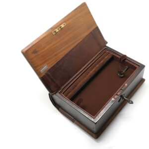 Executive Lockable Brown Keepsake Box