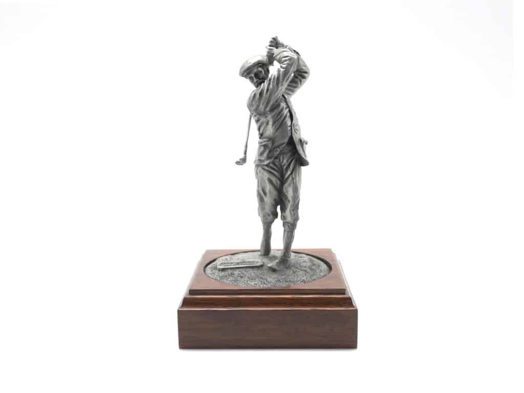 Pewter Lady Golfer Figure