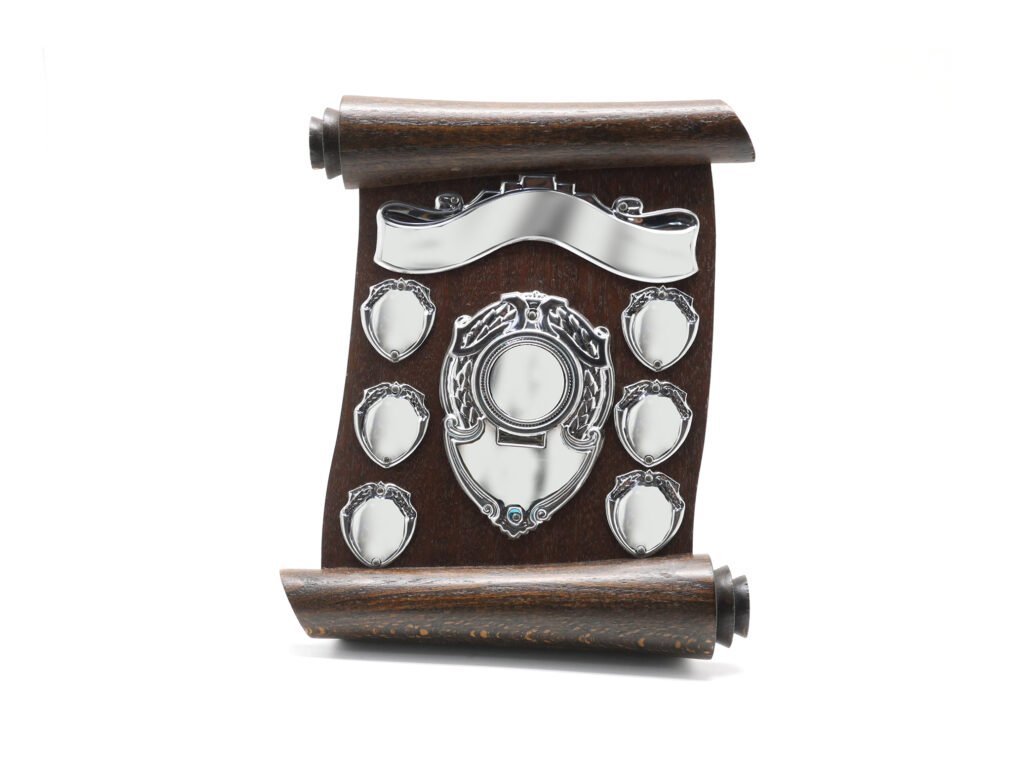 Pewter Perpetual Golf Scroll Plaque