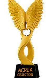 Acrux Gold-Plated Entwined Love Wings Trophy – HMGT12