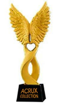 Acrux Gold-Plated Entwined Love Wings Trophy – HMGT12