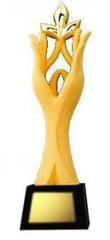 Acrux Gold-Plated Double Bliss Trophy – HMGT15