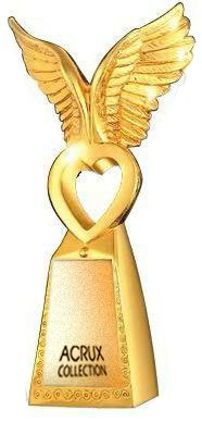 Acrux Gold-Plated Winged Heart Trophy – HMGT25