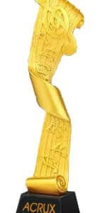 Acrux Gold Music Notes Trophy HMGT41