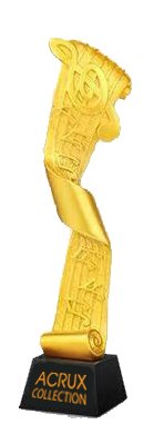 Acrux Gold Music Notes Trophy HMGT41