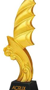 Acrux Gold-Plated Sails on Waves Trophy – HMGT47