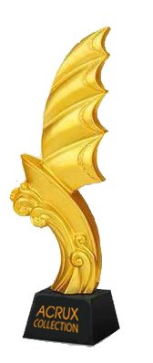 Acrux Gold-Plated Sails on Waves Trophy – HMGT47