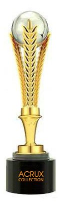 Acrux Gold-Plated Wreathed Globe Trophy – HMGT51
