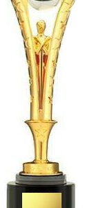 Acrux Gold-Plated Man Under Globe Trophy – HMGT52