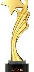 Acrux Gold-Plated Star Wave Trophy – HMGT53