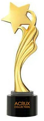 Acrux Gold-Plated Star Wave Trophy – HMGT53