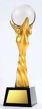Acrux Gold Human Figures Sceptre Trophy HMGT62