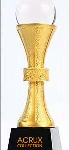 Acrux Gold Pedestal Globe Trophy HMGT63