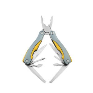 Folding Pliers Multi-Tool with Grey and Yellow Handles