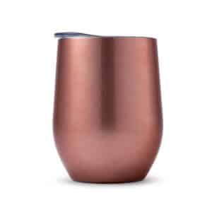 Personalised Stemless Wine Tumbler with Lid