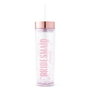 Personalised Skinny Tumbler with Straw