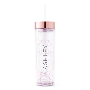 Personalised Skinny Tumbler with Straw
