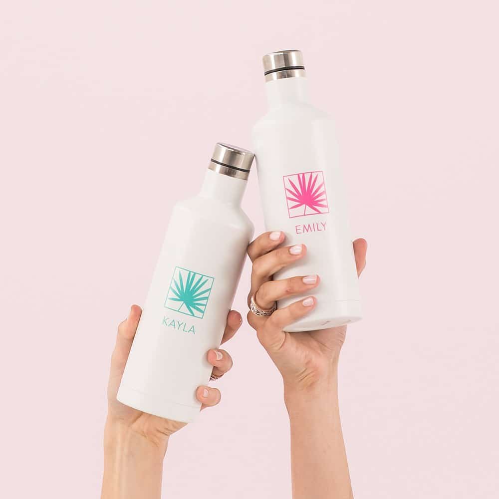 Personalised Square-Shoulder Water Bottle