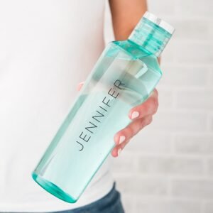 Personalised Tinted Water Bottle with Name Print
