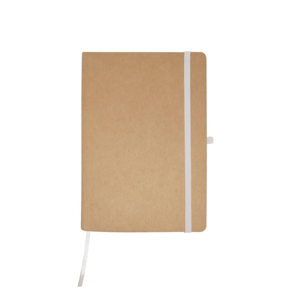Kraft Notebook with Colour Elastic Band