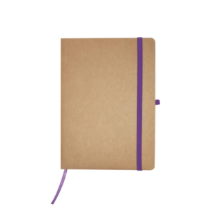 Kraft Notebook with Colour Elastic Band
