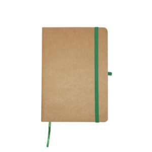 Kraft Notebook with Colour Elastic Band