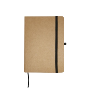 Kraft Notebook with Colour Elastic Band