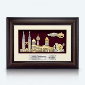 Framed Relief Plaque KL Landmarks Collage