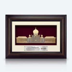 Framed Relief Plaque Domed Palace Panorama