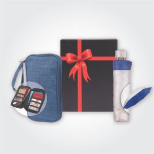 Travel Organiser and Umbrella Gift Box Set