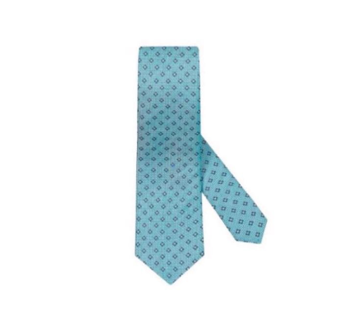 Light Blue Patterned Necktie
