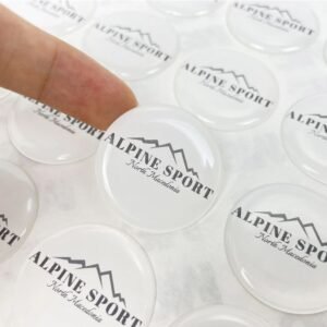 3D Epoxy Dome Logo Badge Sticker