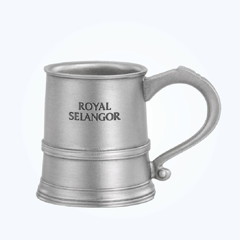 Pewter Tankard with Engraved Brand Name