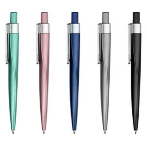 Metallic Pen in Mint Pink Navy Silver and Black