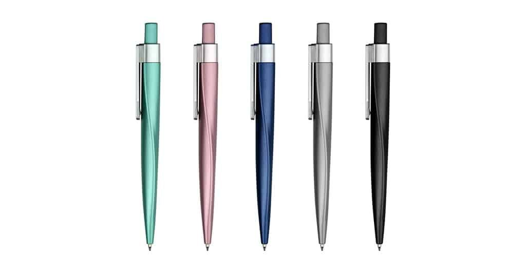 Metallic Pen in Mint Pink Navy Silver and Black