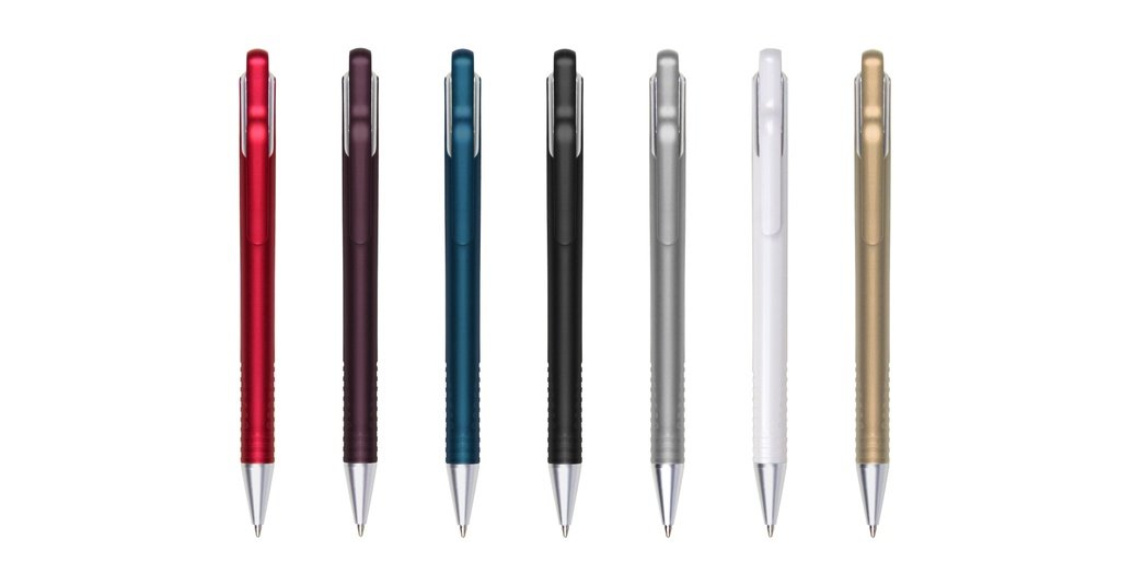 Metal Click Pen in Seven Colours